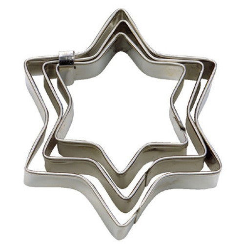 Mini 6 Pointed Star Set of 3 Cookie Cutters 3, 4 & 5cm | Cookie Cutter Shop Australia