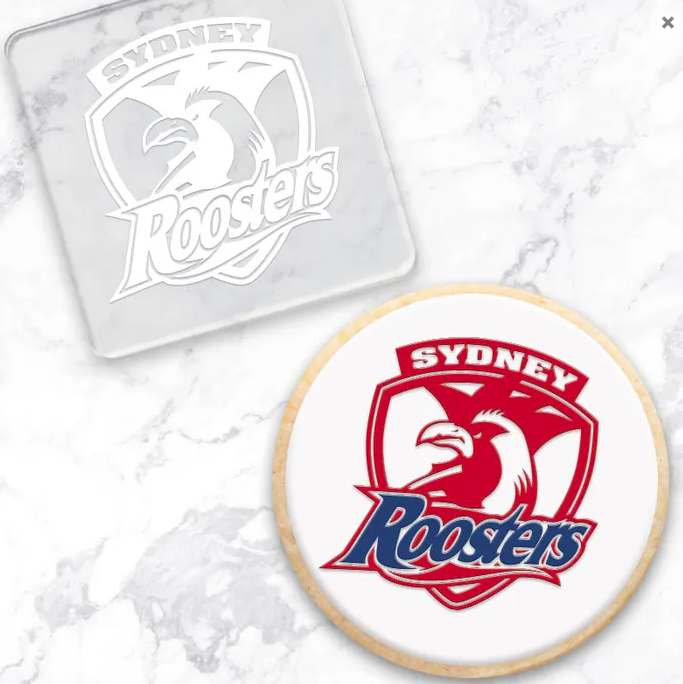 Sydney Roosters NRL Debosser | Cookie Cutter Shop Australia