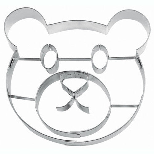 Teddy Bear Face 10.5cm Cookie Cutter | Cookie Cutter Shop Australia