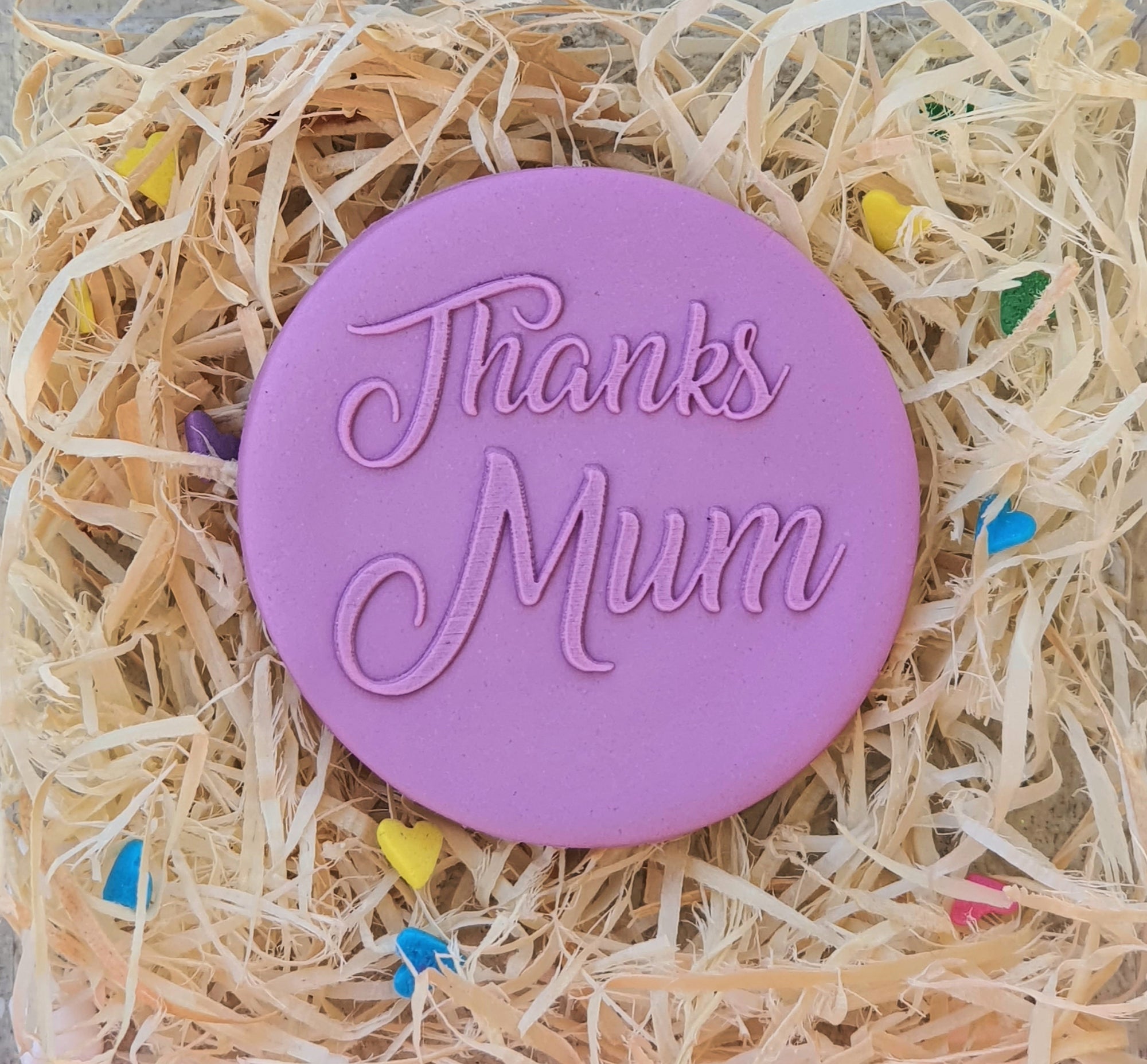 Thanks Mum Fondant Debosser | Cookie Cutter Shop Australia