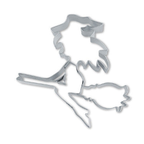 Witch on Broom 9cm Cookie Cutter-Cookie Cutter Shop Australia