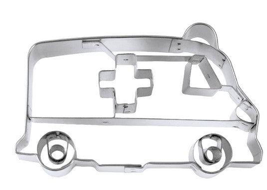 Ambulance Cookie Cutter with Embossed Detail
