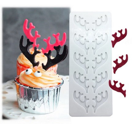 Antlers Fondant Silicon Mould