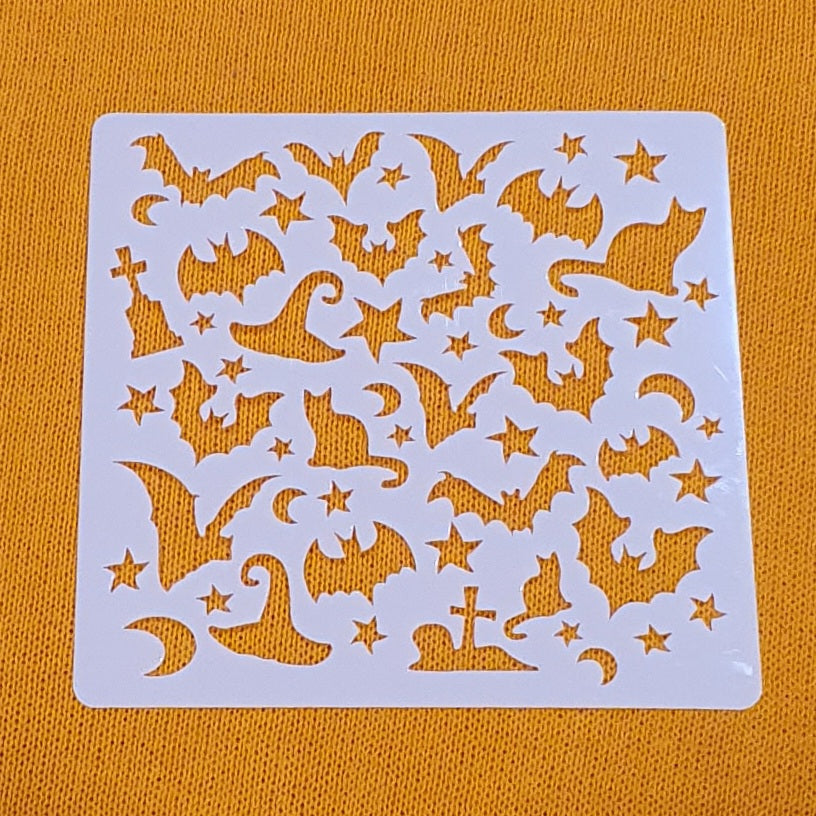 Halloween Background Mix Stencil | Cookie Cutter Shop Australia
