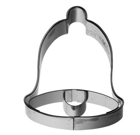 Bell Cookie Cutter with Embossed Detail 5.5cm | Cookie Cutter Shop Australia