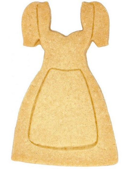 Dirndl Dress & Lederhose Cookie Cutters with Embossed Detail 9cm