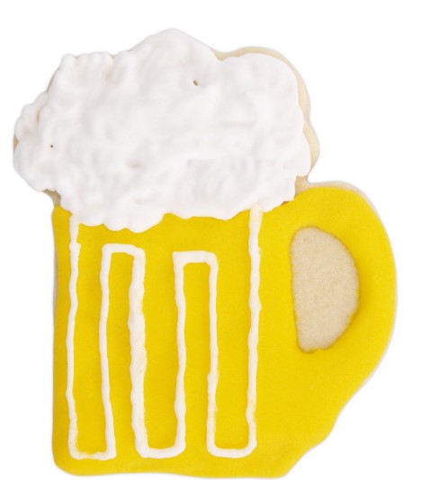 Beer Mug Cookie Cutter with Embossed Detail 7cm