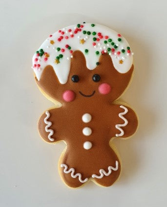 Gingerbread Man Cookie Cutter Large Head 10cm – Cookie Cutter Shop