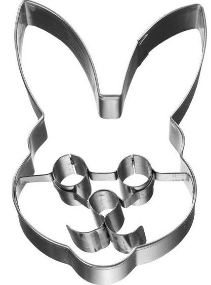 Bunny Face Cookie Cutter with Internal Detail | Cookie Cutter shop Australia