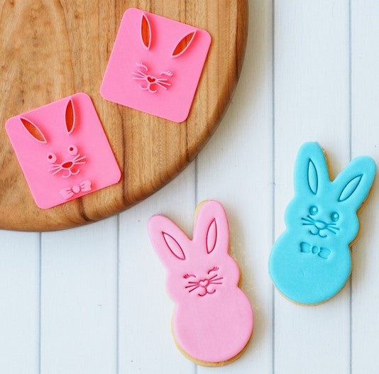 Bunny Face Cookie Stamp Set | Cookie Cutter Shop Australia
