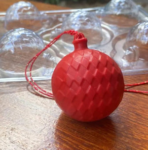 BWB | CHRISTMAS BAUBLE QUILTED MOULD | 3 PIECE