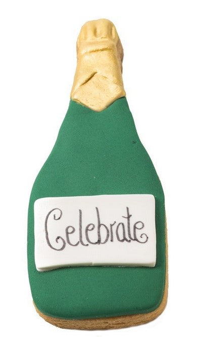 WINE ''Bottle Label Sticker & Edible Icing Cake Topper Personalised'' CHAMPAGNE Haus & Garten LA2230504