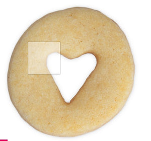 Small Round Cookie Cutter with Heart 3cm | Cookie Cutter Shop Australia