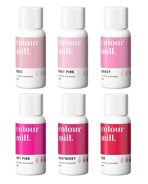 Colour Mill 'Pink' Oil Based Colour 6 Pack