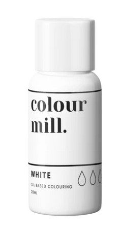 Colour Mill White Oil Based Colouring 20ml | Cookie Cutter Shop Australia