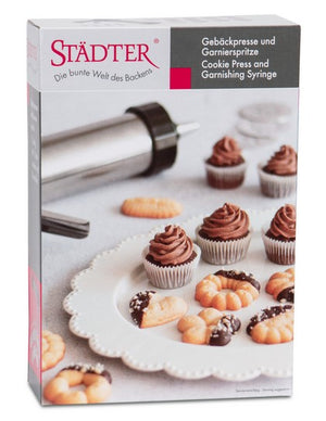 Stadter Cookie Press & Garnishing Syringe | Cookie Cutter Shop Australia