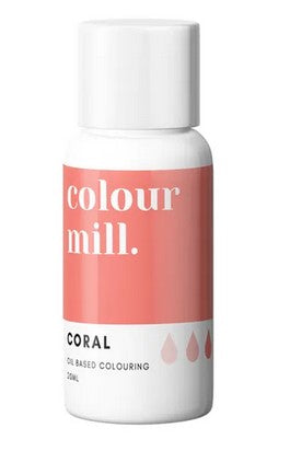 Colour Mill Coral Oil Based Food Colour | Cookie Cutter Shop Australia