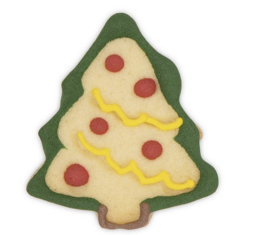 Christmas Tree 5cm Plastic Embossed Cookie Cutter | Cookie Cutter Shop Australia