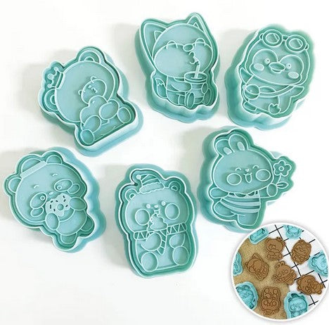 Fashion - Cookie Cutter Stamp 2-Pc. Set –