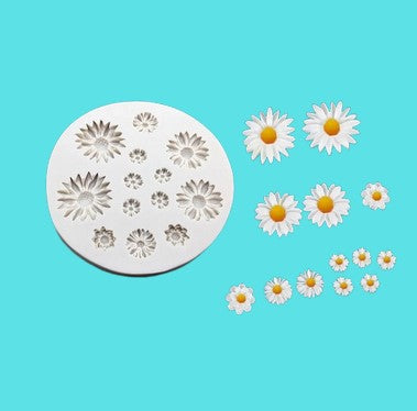 Daisy Flowers Fondant Silicone Mould | Cookie Cutter Shop Australia
