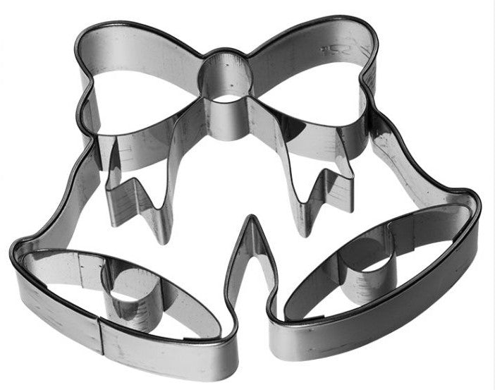 Double Bells Cookie Cutter with Embossed Detail | Cookie Cutter Shop Australia