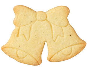 Double Bells Cookie Cutter with Embossed Detail | Cookie Cutter Shop Australia