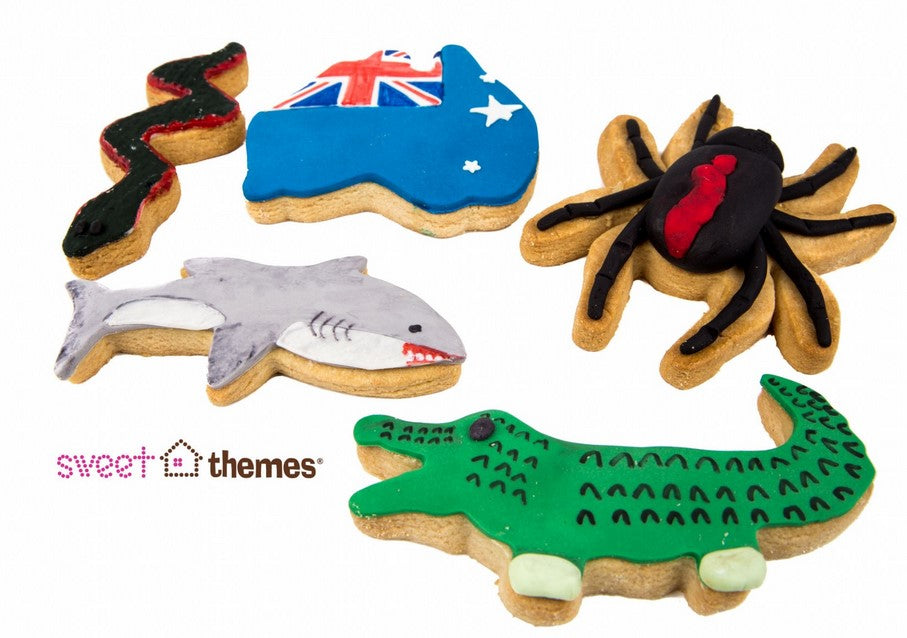 Australian Deadly and Dangerous Cookie Cutter Set 5 Pieces | Cookie Cutter Shop Australia
