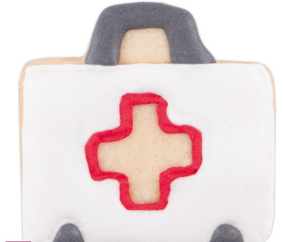 Doctor Bag Cookie Cutter with Embossed Detail