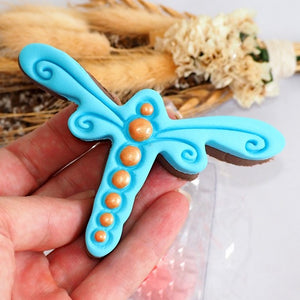 Dragon Fly Cookie Cutter & Embossed Stamp | Cookie Cutter Shop Australia