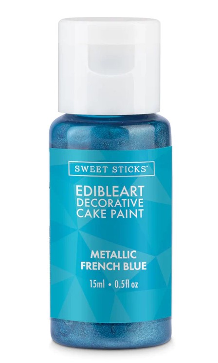 Sweet Sticks Metallic French Blue Cake Paint