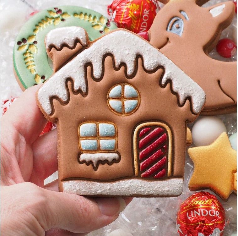 Gingerbread House Cookie Cutter & Embosser Set