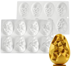 Small Geode Egg Silicone Mould
