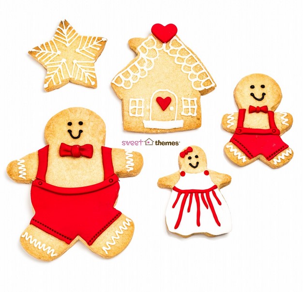Gingerbread Cookie Cutter Set 5 Pieces | Cookie Cutter Shop Australia
