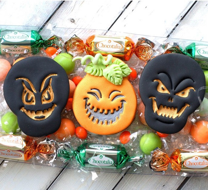 Scary Faces Halloween Embosser Set | Cookie Cutter Shop Australia