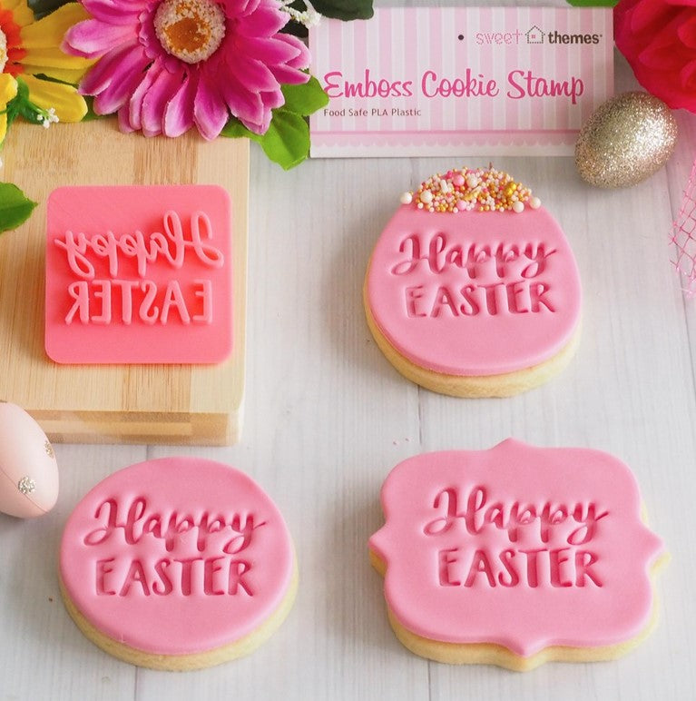 Easter Fondant Stamp 'Happy Easter' Fun | Cookie Cutter Shop Australia