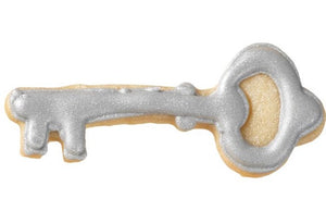 Key Cookie Cutter with Embossed Detail 8cm