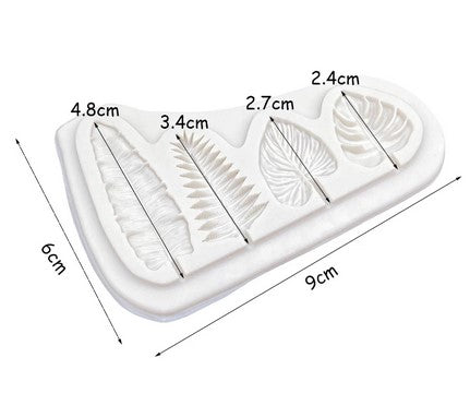 4 Leaves Silicone Mould | Cookie Cutter Shop Australia