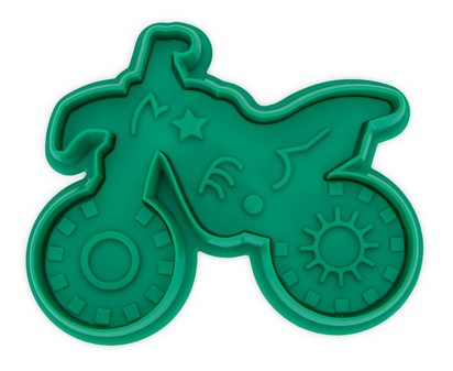Motor Bike Cookie Cutter Stamp and Ejector | Cookie Cutter Shop Australia