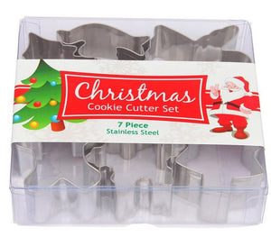 Mini Christmas Cookie Cutter Set 7 Pieces