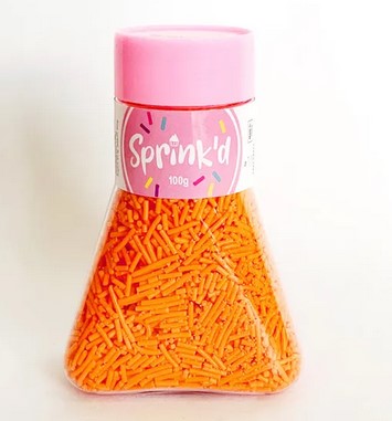 Sprink'd Orange Jimmies Sprinkles