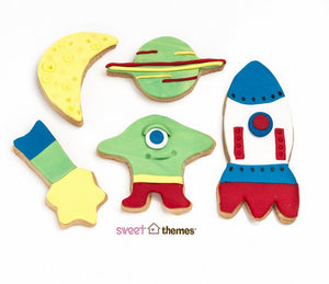Outer Space Cookie Cutter Set 5 Pieces | Cookie Cutter Shop Australia