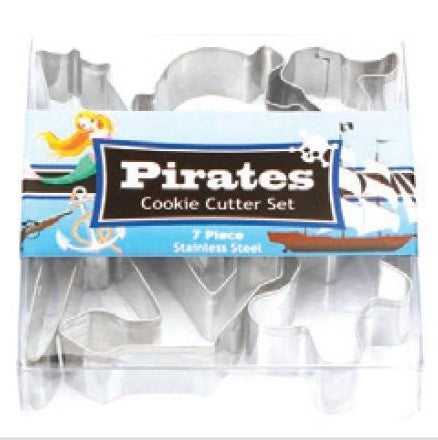 Mini Pirate Cookie Cutter Set 7 Piece | Cookie Cutter Shop Australia
