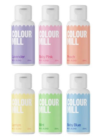 Colour Mill Pastel Oil Blend Colours 6 Pack | Cookie Cutter Shop Australia