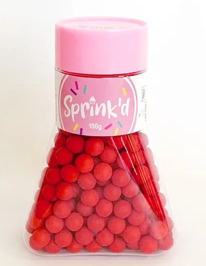 Sprink’d Red Sugar Balls 8mm