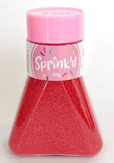 Sprink'd Red Sanding Sugar