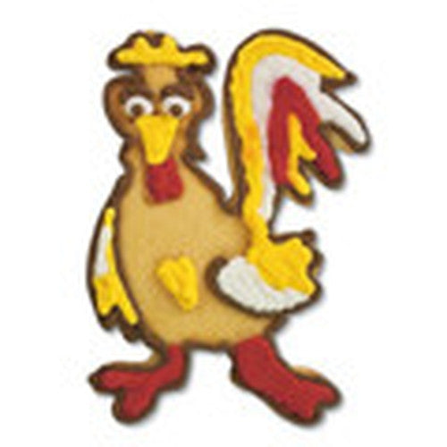 Rooster with Embossed Detail 8cm Cookie Cutter-Cookie Cutter Shop Australia