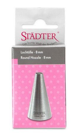 Round Icing Nozzle 8mm