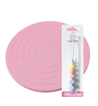 Cookie Decorating Swivel Table and Scribe Set