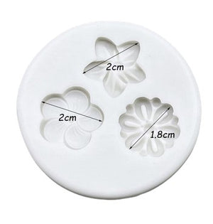 Small Flowers Fondant Silicone Mould