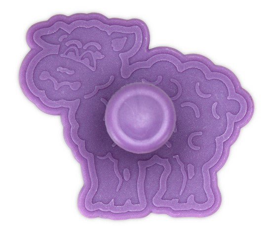 Sheep Cookie Cutter Stamper with Ejector 6cm